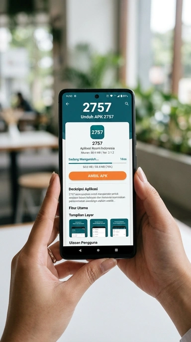 Tampilan halaman APK 2757